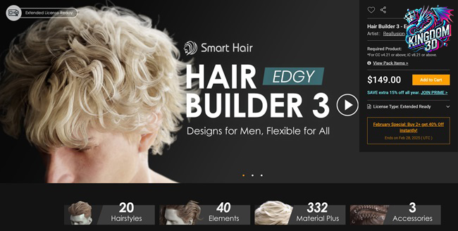 Hair Builder 3 - Edgy